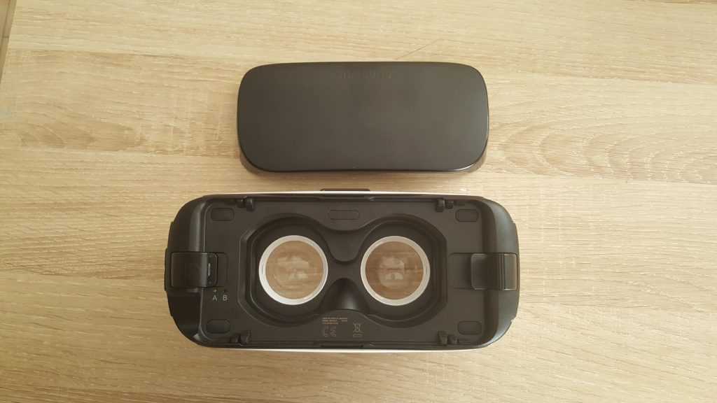cache de protection du smartphone sur le Gear VR