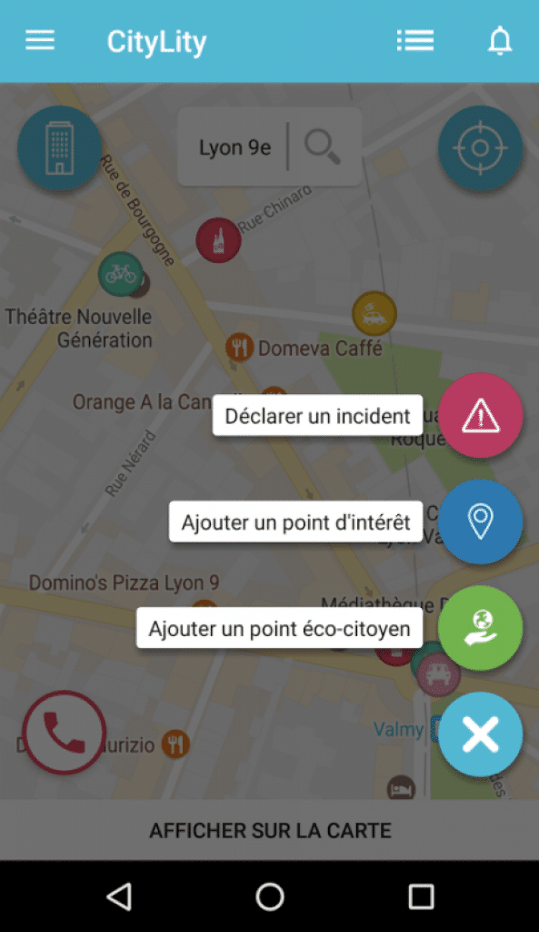 CityLity application connectée française
