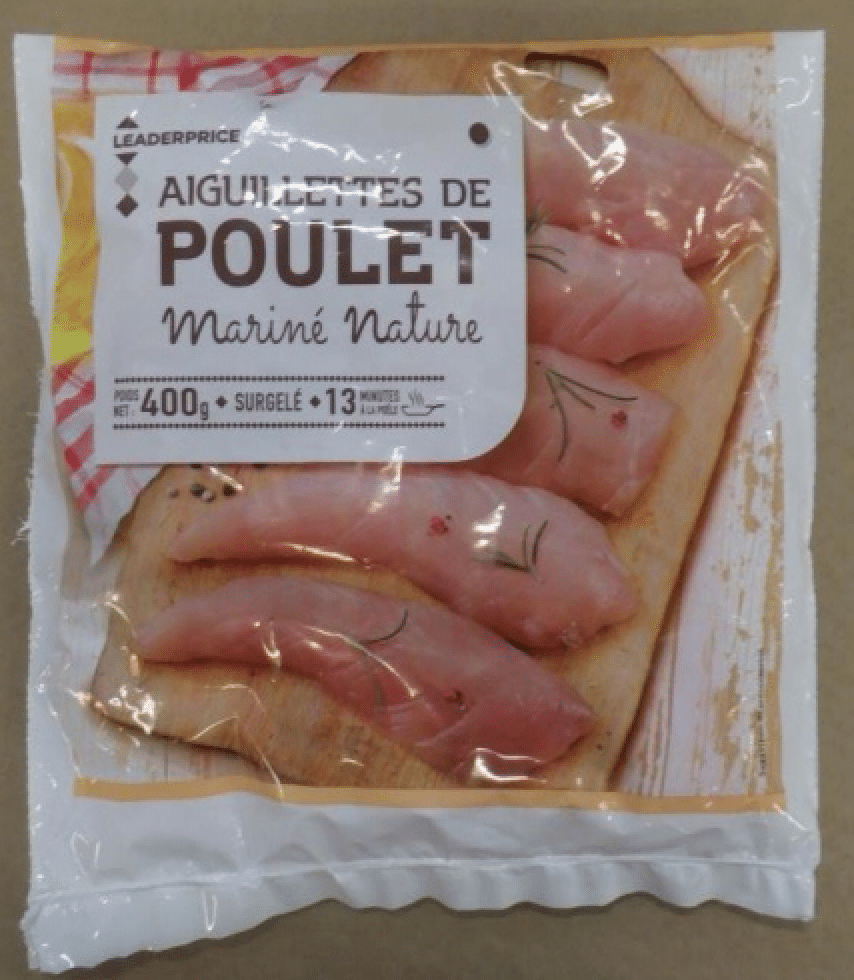 leader-price-rappel-de-poduit-salmonelle-aiguilettes-de-poulet-surgelées