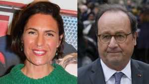 La grosse bévue d'Alessandra Sublet face à François Hollande : "Elle vient de mourir..."