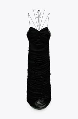 La robe noire Zara inspirée par Dolce & Gabbana