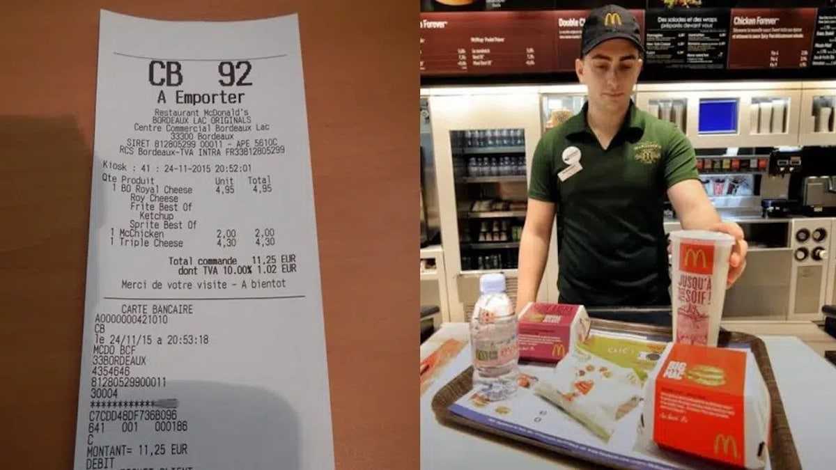 McDonald's : Découvrez pourquoi vous devez toujours demander le ticket de caisse