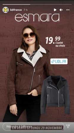 veste lidl - Lidl rivalise avec Zara avec une veste noire ultra stylée à moins de 20 euros !