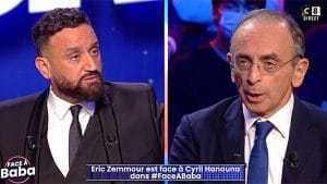 Éric Zemmour : violent affrontement et insultes dans les coulisses de Face à Baba !