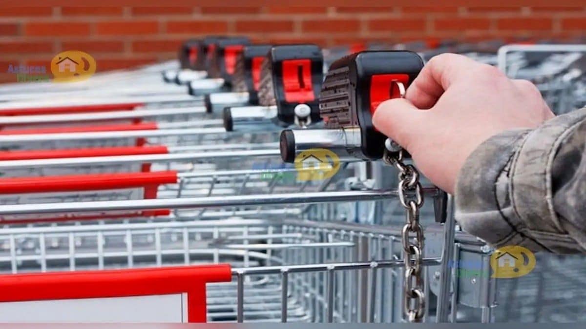 Supermarché : découvrez l’astuce géniale pour débloquer un chariot sans jeton ni pièce