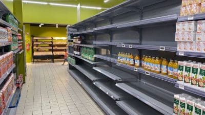 Supermarchés : les ruptures de stocks alimentaires explosent dans les magasins
