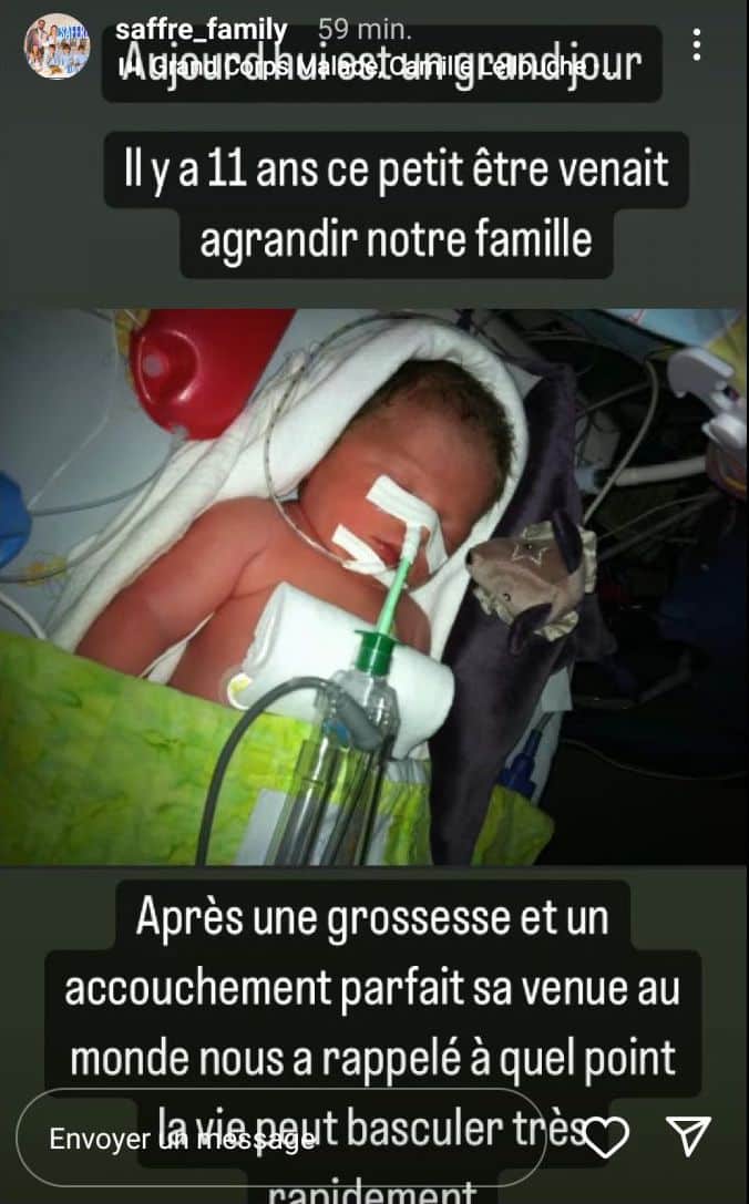 familles-nombreuses-famille-saffre-jean-anniversaire-naissance-coma-story-instagram