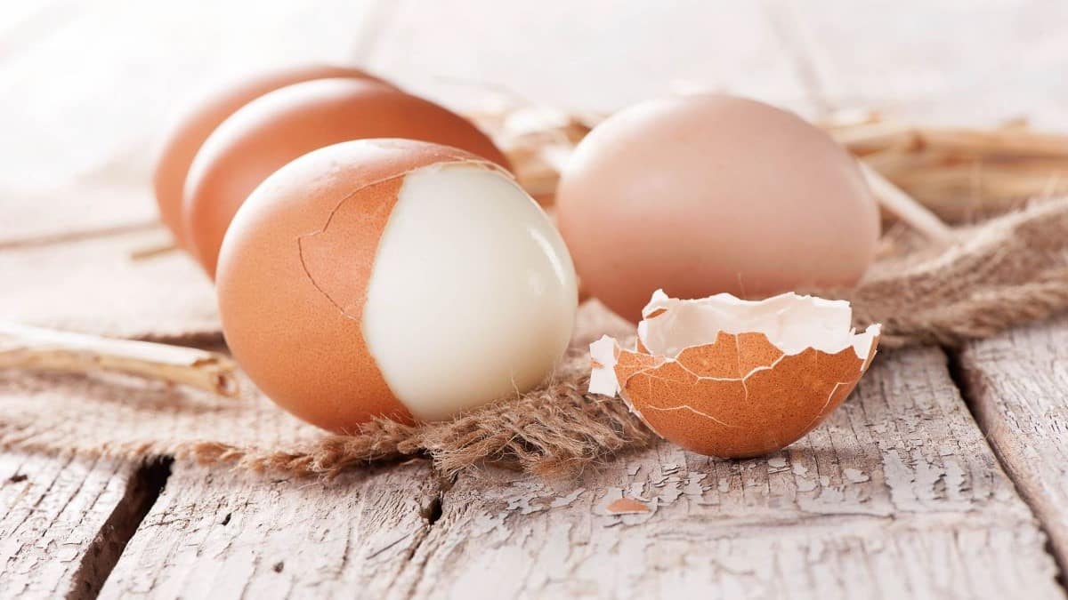 Voici la raison pour laquelle la coquille colle au blanc de vos œufs durs