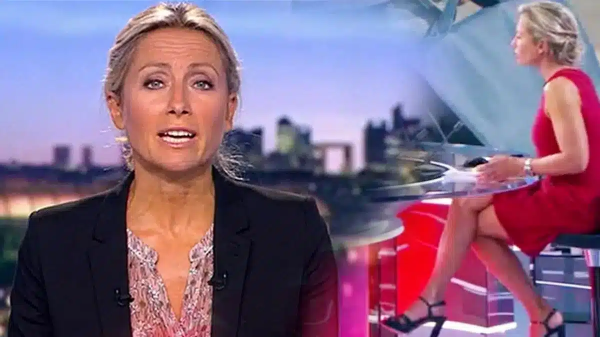 Anne-Sophie Lapix dévoile ses jambes en plein JT de France 2 et crée la polémique