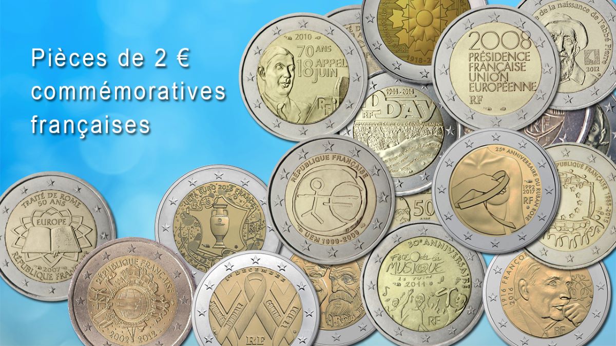 Les pièces commémoratives françaises de 2 euros : les plus rares et les plus chères